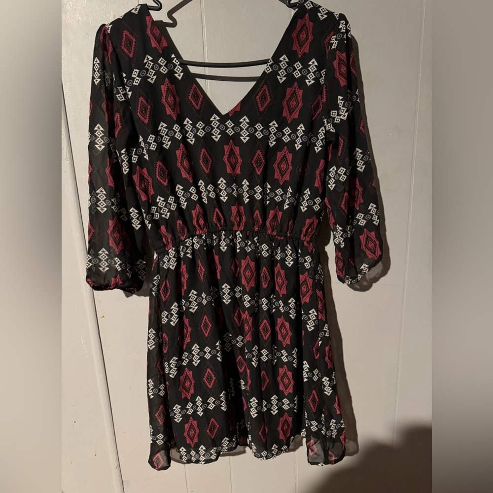 Bebop sz small tribal print dress